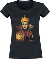 Snow White and the Seven Dwarfs - The Evil Queen - T-shirt - Vrouwen - zwart