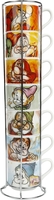 Snow White and the Seven Dwarfs - The Seven Dwarves - Espresso cups with stand - Kop - Unisex - meerkleurig