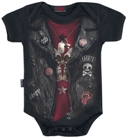 Spiral - Baby Biker - Body - Mannen - zwart