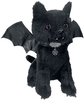 Spiral - Bat Cat - Pluchen figuur - Unisex - zwart