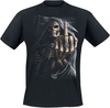 Spiral - Bone Finger - T-shirt - Mannen - zwart