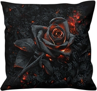 Spiral - Burnt Rose - Kussens - Unisex - zwart