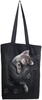 Spiral - Pocket Kitten - Linnen tas - Unisex - zwart