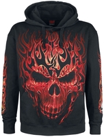 Spiral - Skull Blast - Trui met capuchon - Mannen - zwart