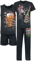 Spiral - Triple 6 - Pyjama - Mannen - zwart