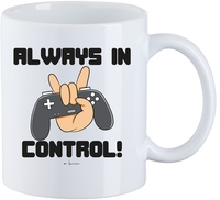 Sprüche - Always In Control - Kop - Unisex - wit