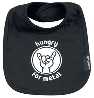 Sprüche - Metal Kids - Hungry For Metal - Slabbetje - Unisex - zwart