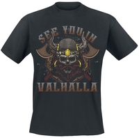 Sprüche - See You In Valhalla - T-shirt - Mannen - zwart