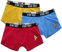 Star Trek - Commander - Boxerset - Mannen - blauw rood geel