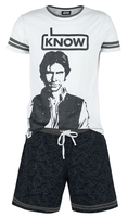 Star Wars - Han Solo - I Know - Pyjama - Mannen - grijs zwart