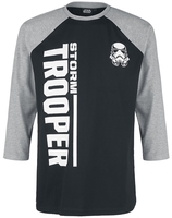 Star Wars - Stormtrooper - Shirt met lange mouwen - Mannen - zwart grijs