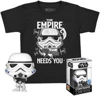 Star Wars - Stormtrooper Pocket Pop! & Tee - Funko Pop! - Mannen - multicolor
