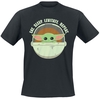 Star Wars - The Mandalorian - Eat. Sleep. Levitate. Repeat. - Grogu - T-shirt - Mannen - zwart