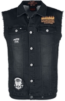 Stranger Things - Hellfire Club - Vest - Mannen - dark denim