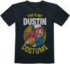 Stranger Things - Kids - Dit is mijn Dustin kostuum - T-shirt - Unisex - zwart