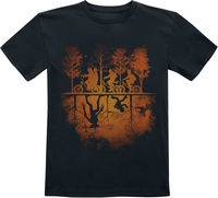 Stranger Things - Kids - Upside Down - T-shirt - Unisex - zwart
