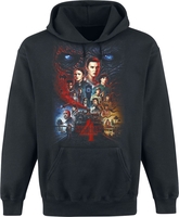 Stranger Things - Season 4 - Trui met capuchon - Mannen - zwart