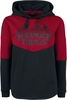 Stranger Things - Upside Down - Trui met capuchon - Vrouwen - rood zwart