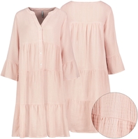 Sublevel - Ladies Midi Dress - Medium-lengte jurk - Vrouwen - Roos