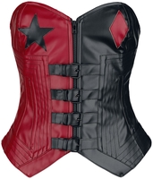 Suicide Squad - 2 - Harley Quinn - Corsage - Vrouwen - zwart rood