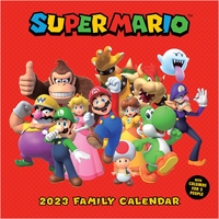Super Mario - 2023 familiekalender - Muurkalender - Unisex - meerkleurig