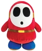 Super Mario - Mario Kart - Shy Guy (Club Mocchi-Mocchi) - Pluchen figuur - Unisex - rood zwart wit