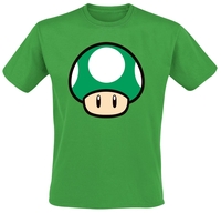 Super Mario - Mushroom - T-shirt - Mannen - groen