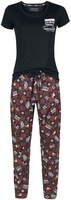Supernatural - Wings - Pyjama - Vrouwen - multicolor