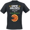 Talk Fast Or Feed Me Pizza - Talk Fast Or Feed Me Pizza - T-shirt - Mannen - zwart
