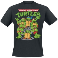 Teenage Mutant Ninja Turtles - Group - T-shirt - Mannen - zwart