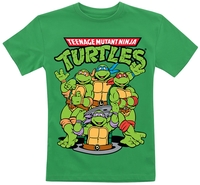 Teenage Mutant Ninja Turtles - Kids - Group - T-shirt - Unisex - groen