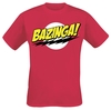 The Big Bang Theory - Bazinga - T-shirt - Mannen - rood