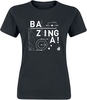 The Big Bang Theory - Bazinga Chart - T-shirt - Vrouwen - zwart