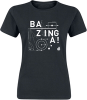 The Big Bang Theory - Bazinga Chart - T-shirt - Vrouwen - zwart