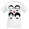 The Big Bang Theory - Doctors & Mr. - T-shirt - Mannen - wit