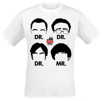 The Big Bang Theory - Doctors & Mr. - T-shirt - Mannen - wit