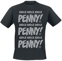 The Big Bang Theory - Knock Knock Knock Penny - T-shirt - Mannen - zwart