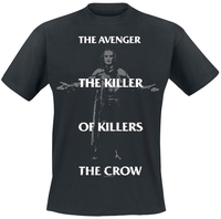 The Crow - Eric Draven - Killer - Pose - T-shirt - Mannen - zwart