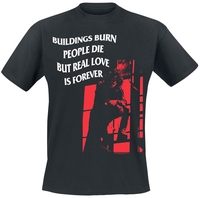 The Crow - Eric Draven - Real Love Is Forever - T-shirt - Mannen - zwart