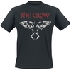 The Crow - Logo - Red - T-shirt - Mannen - zwart