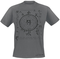 The Elder Scrolls - V - Skyrim - Mysterium Xarxes - T-shirt - Mannen - grijs gemêleerd