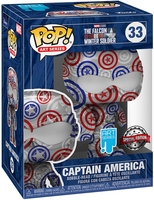 The Falcon And The Winter Soldier - Captain America (Art Series) (Inkl. Protector Box) Vinyl Figur 33 - Funko Pop! - Unisex - multicolor