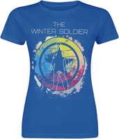 The Falcon And The Winter Soldier - The Winter Soldier - T-shirt - Vrouwen - blauw gemêleerd