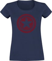 The Falcon And The Winter Soldier - Winter Soldier Logo - T-shirt - Vrouwen - blauw