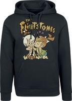 The Flintstones - Pebles And Bambam - Trui met capuchon - Mannen - zwart