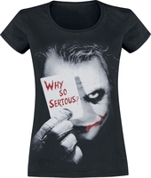 The Joker - Why So Serious? - T-shirt - Vrouwen - zwart