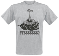 The Jungle Book - Kaa Yesssssss - T-shirt - Mannen - grijs