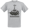 The Jungle Book - Kaa Yesssssss - T-shirt - Mannen - grijs