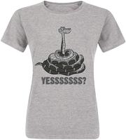 The Jungle Book - Kaa Yesssssss - T-shirt - Vrouwen - grijs