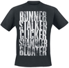 The Last Of Us - Run Stalk Click Shamble Bloat - T-shirt - Mannen - zwart